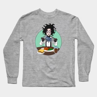 Edward ScissorHands Foodstagram Long Sleeve T-Shirt